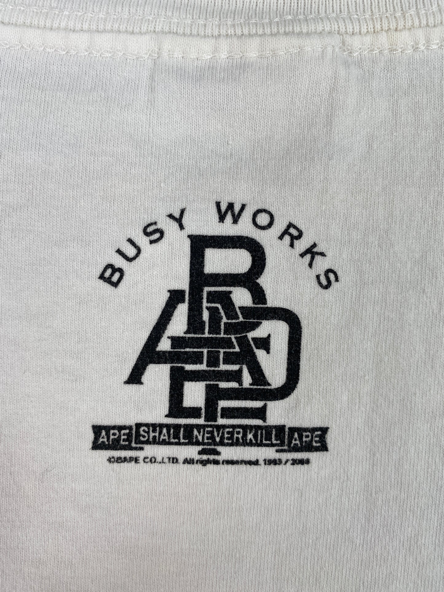 2008 BATHING APE Size XXXXL Vintage T-Shirt / A9942