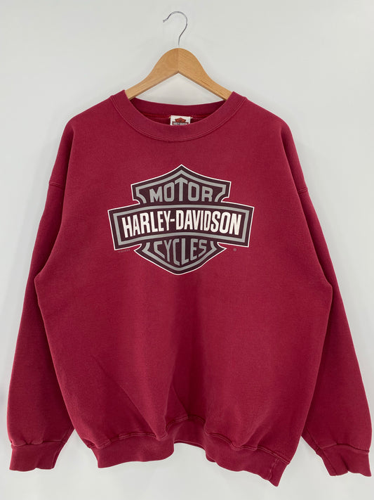 Vintage HARLEY DAVIDSON Size L Sweat-Shirt / k5591