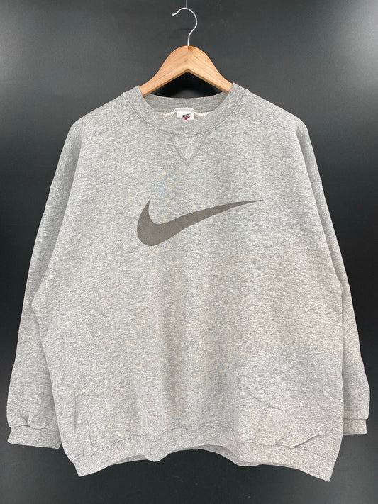 90’s NIKE LOGO Made in USA Size L Vintage Sweat-Shirt / K4293