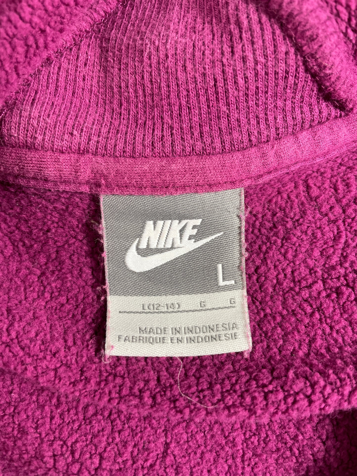 00' NIKE Size Ladies.L Vintage Hoodie Sweat-Shirt / A3956