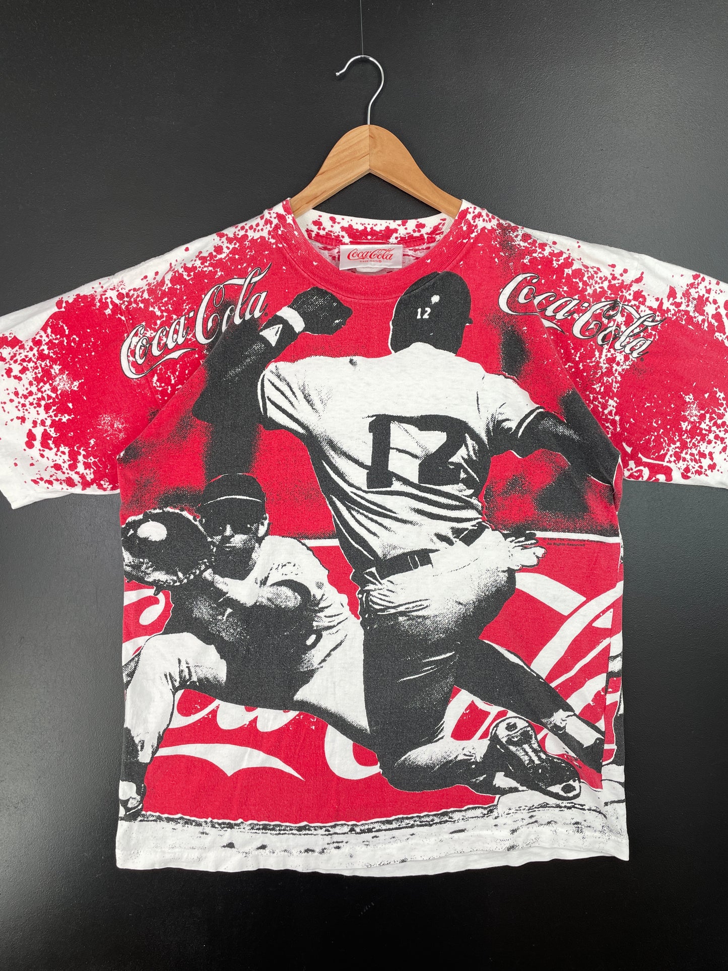 .1994 COCA COLA Size L Vintage T-shirt / A8999