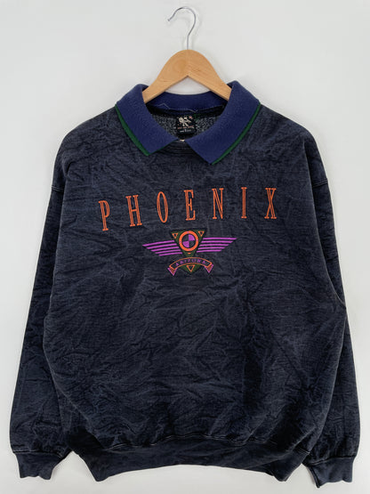 90's ARIZONA PHOENIX Made in USA Size L Vintage College Sweat-Shirts / A4497