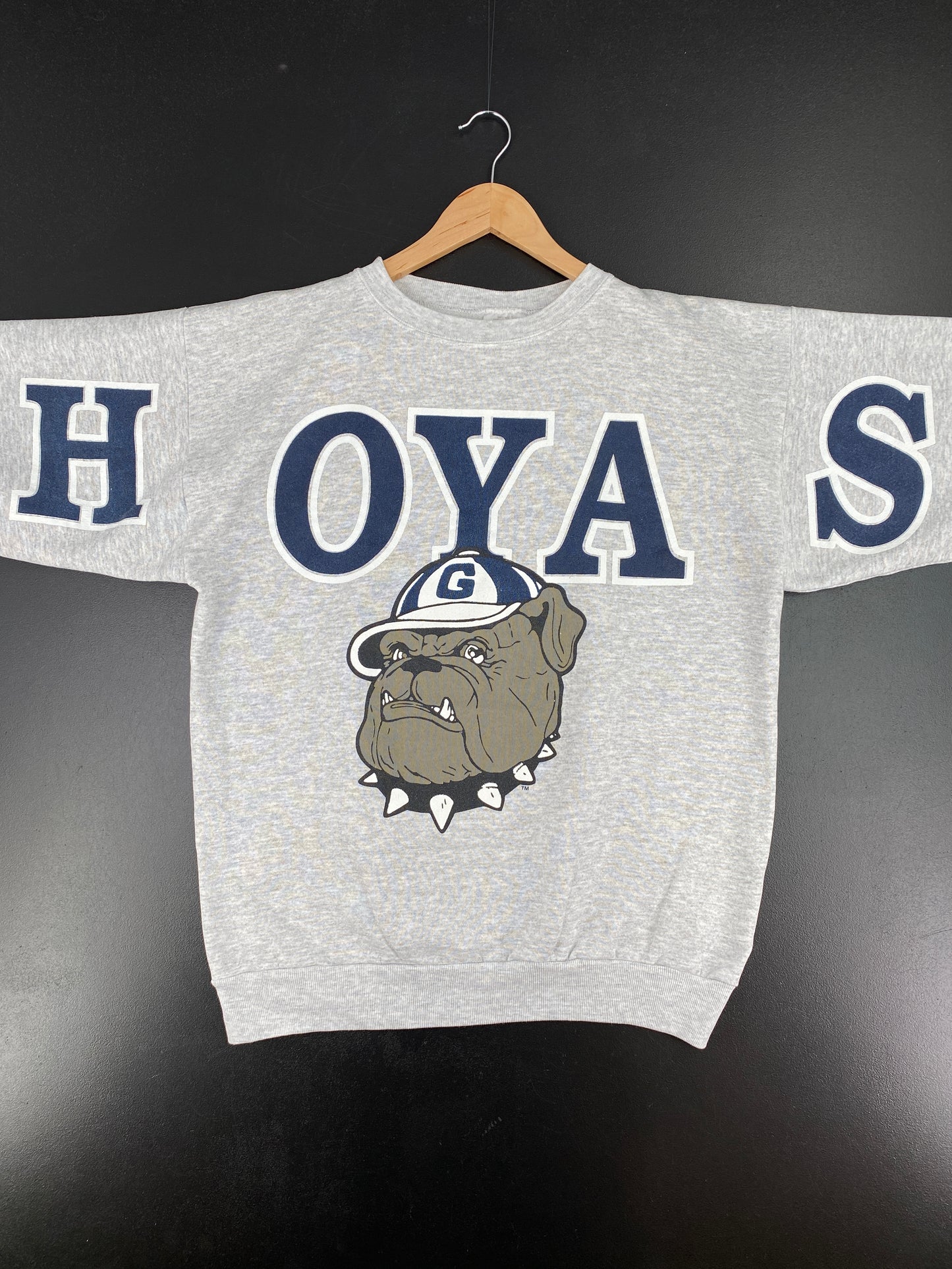 90's GEORGETOWN Made in USA Size XL Vintage College Sweat-shirt / A4329