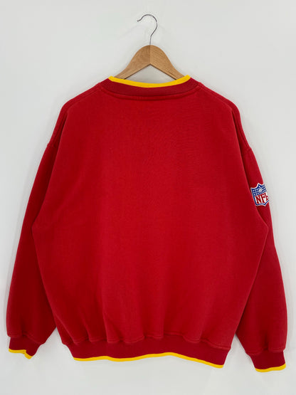 90's KANSAS CITY CHIEFS Size XL Vintage NFL Sweat - Shirt/ K6296