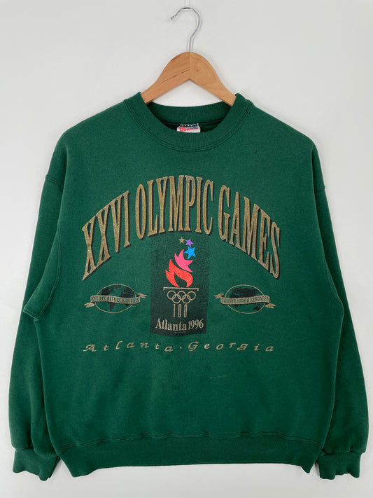 1996 ATLANTA OLYMPIC Size XL Vintage Sweat-Shirt / A9150