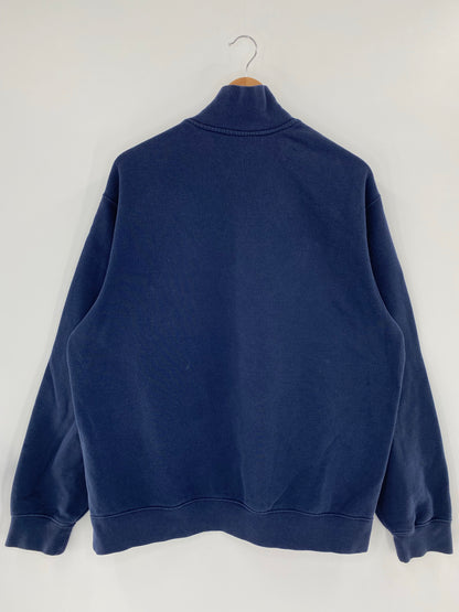 00' NIKE Size L Vintage Half Zip Sweat-shirt/ K5803