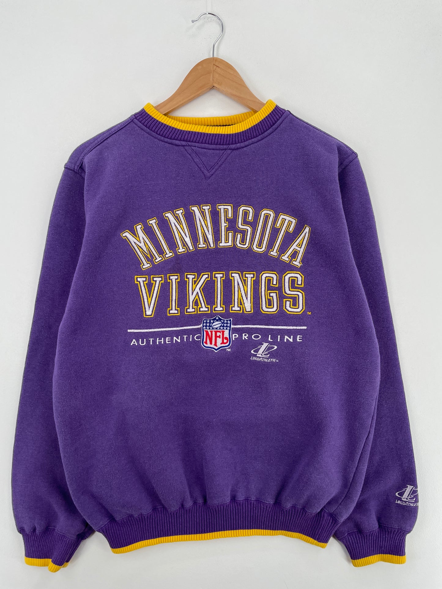 90's MINNESOTA VIKINGS Size M Vintage NFL Sweat-Shirt / A6134
