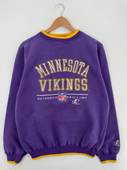 90's MINNESOTA VIKINGS Size M Vintage NFL Sweat-Shirt / A6134