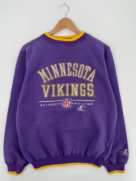 90's MINNESOTA VIKINGS Size M Vintage NFL Sweat-Shirt / A6134