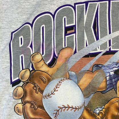 1994 SALEM x COLORADO ROCKIES Made in USA Size L Vintage MLB T-Shirt / A8138