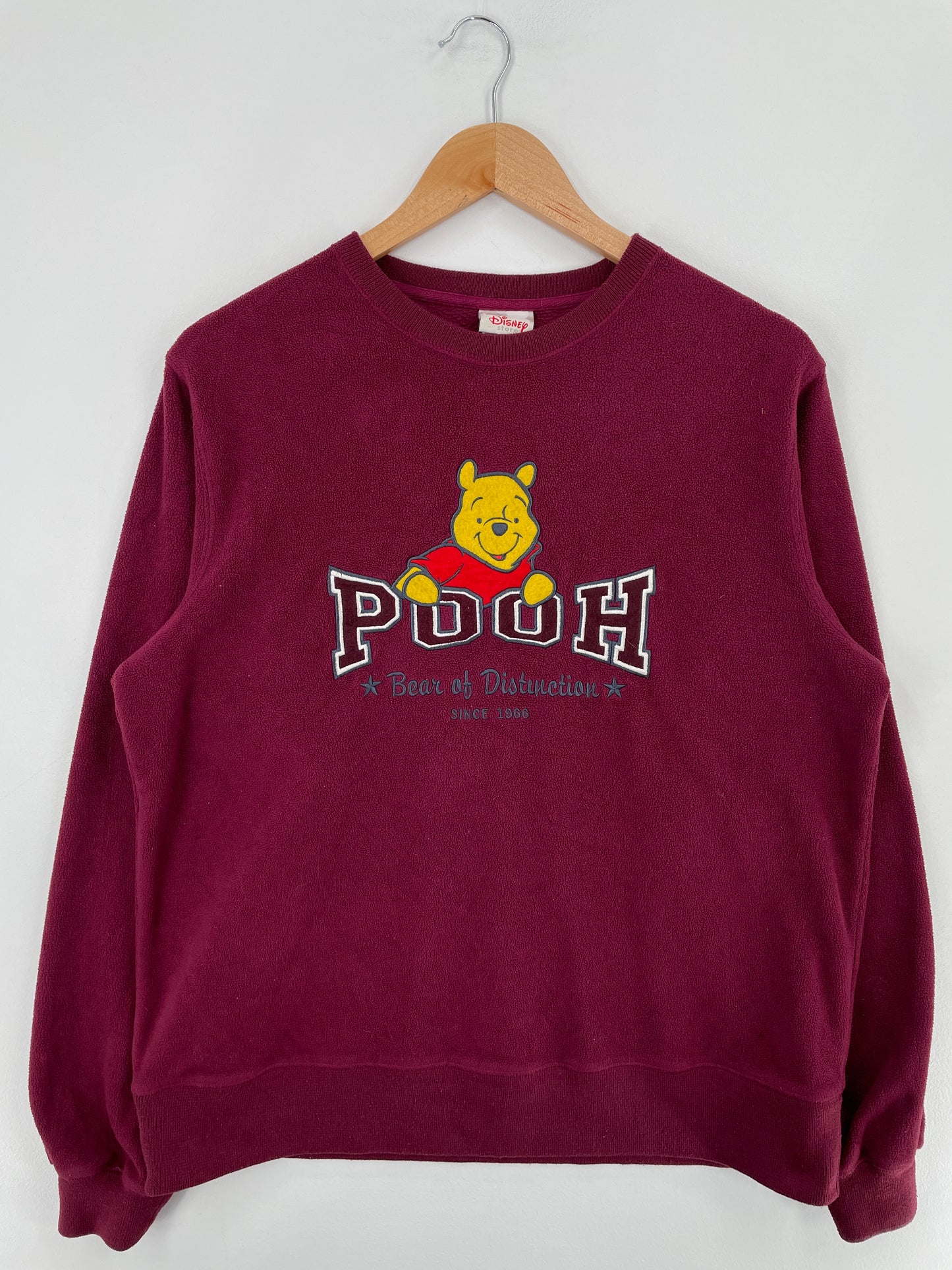 Vintage WINNIE THE POOH Size S Fleece / E2582S