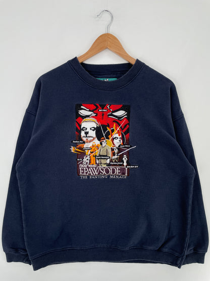 90's BIG DOG Size M Vintage Sweat-Shirt / E1466S