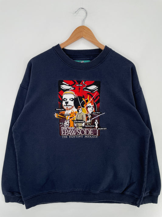 90's BIG DOG Size M Vintage Sweat-Shirt / E1466S