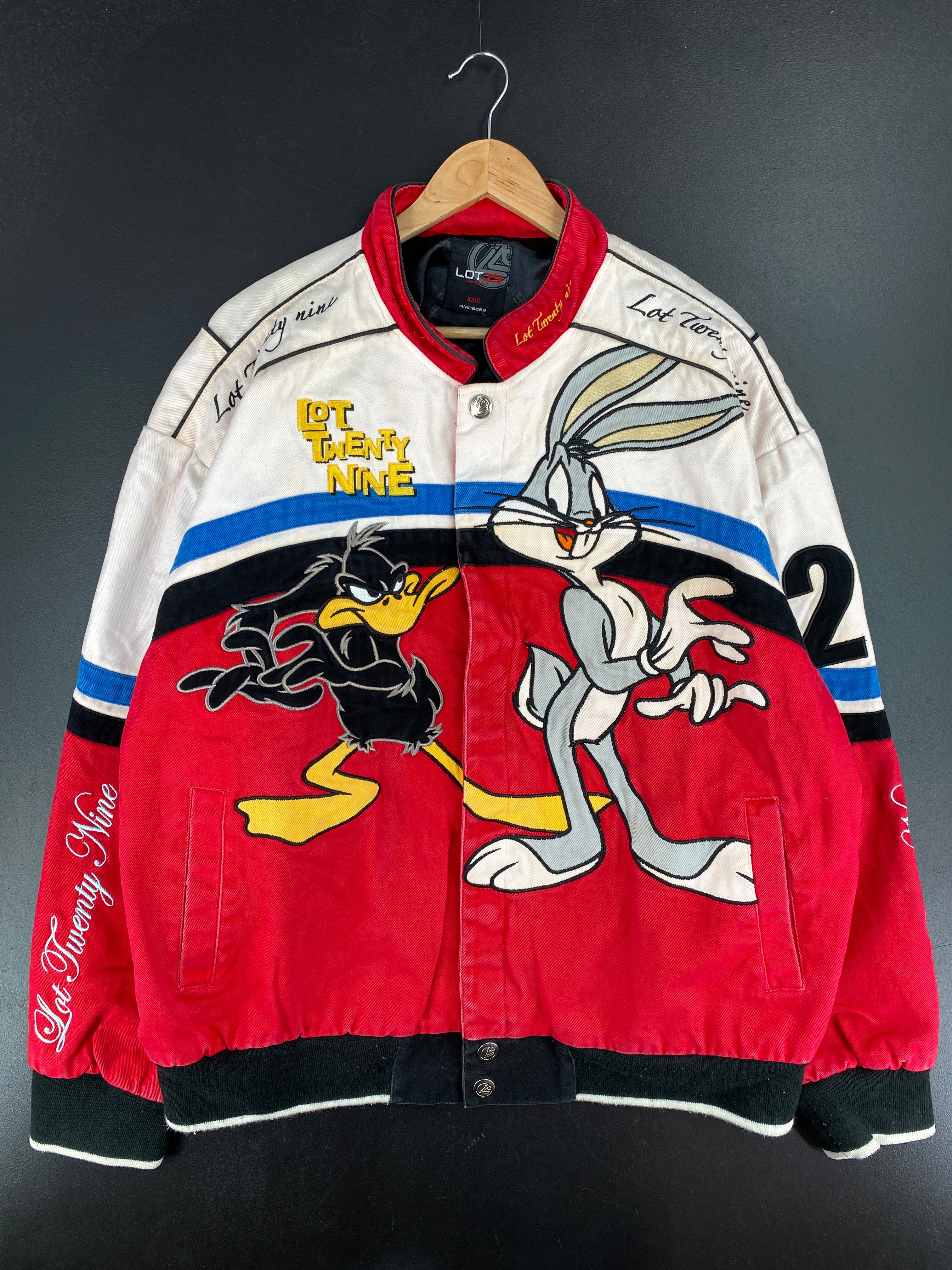 Vintage LOONEY TUNES x LOT TWENTY NINE Size XXXL Racing Jacket / A6403