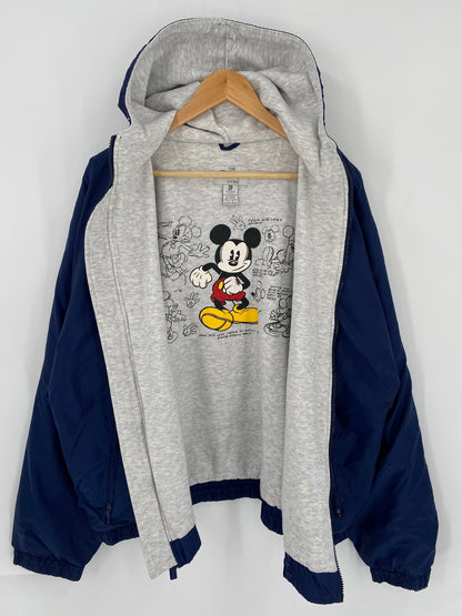 00’ DISNEY MICKEY Size XL Vintage Nylon Jacket / K5624