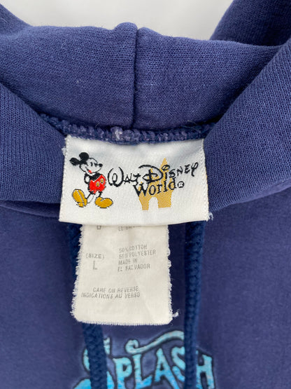 00' DISNEY Splash Mountain M Size L Vintage Hoodie Sweat-shirt / K8532