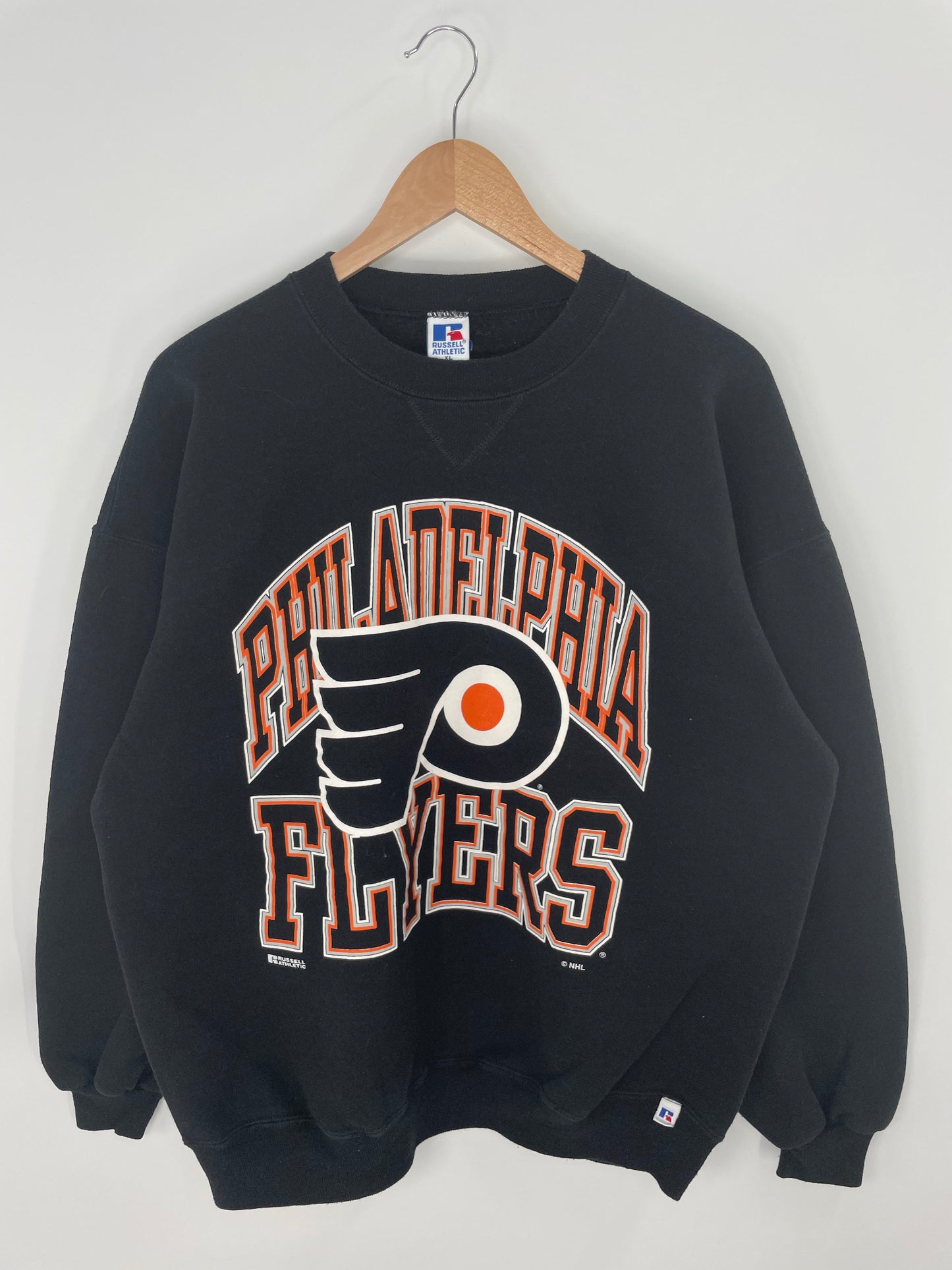 90's PHILADELPHIA FLYERS Made in USA Size XL Vintage NHL Sweat-Shirts/ K8667