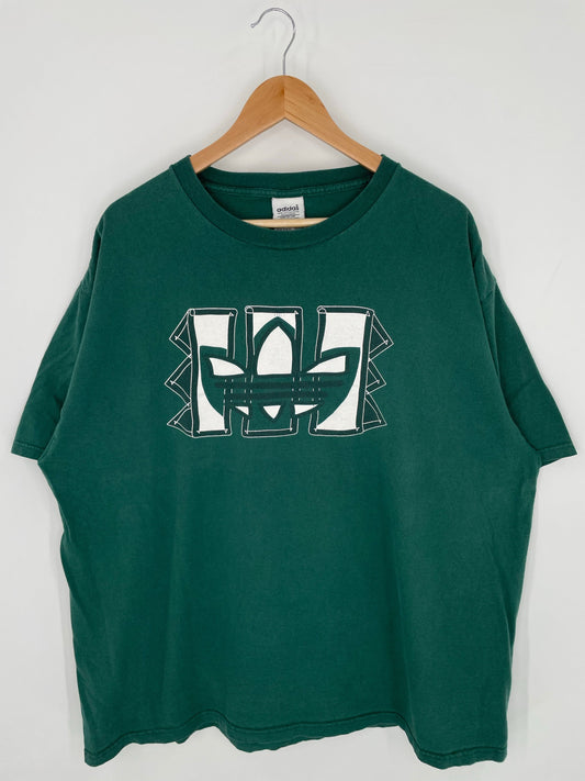 90's ADIDAS Made in USA Size XL Vintage T-Shirt / A7788