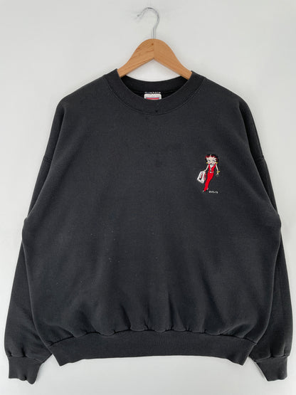 90’s BETTY BOOP Size XL Vintage Sweat-shirt / E5813S