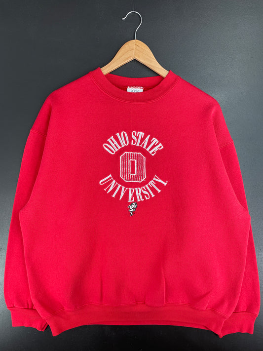 90's OHIO STATE UNIVERSITY Made in USA Size XL Vintage College Sweat-shirt / E1425S