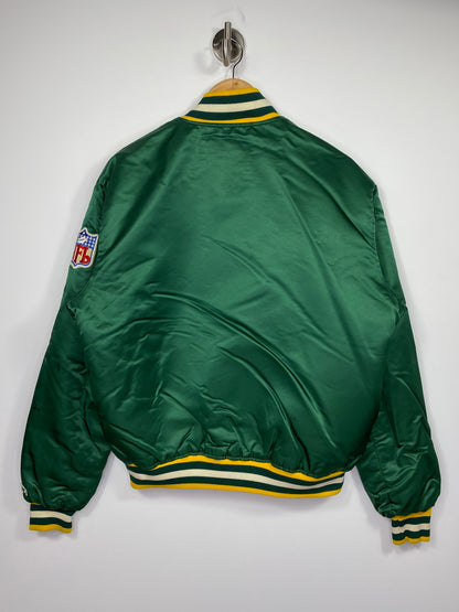 90's Starter x Packers Made in USA Vintage NFL Padded Nylon Jacket / 5031