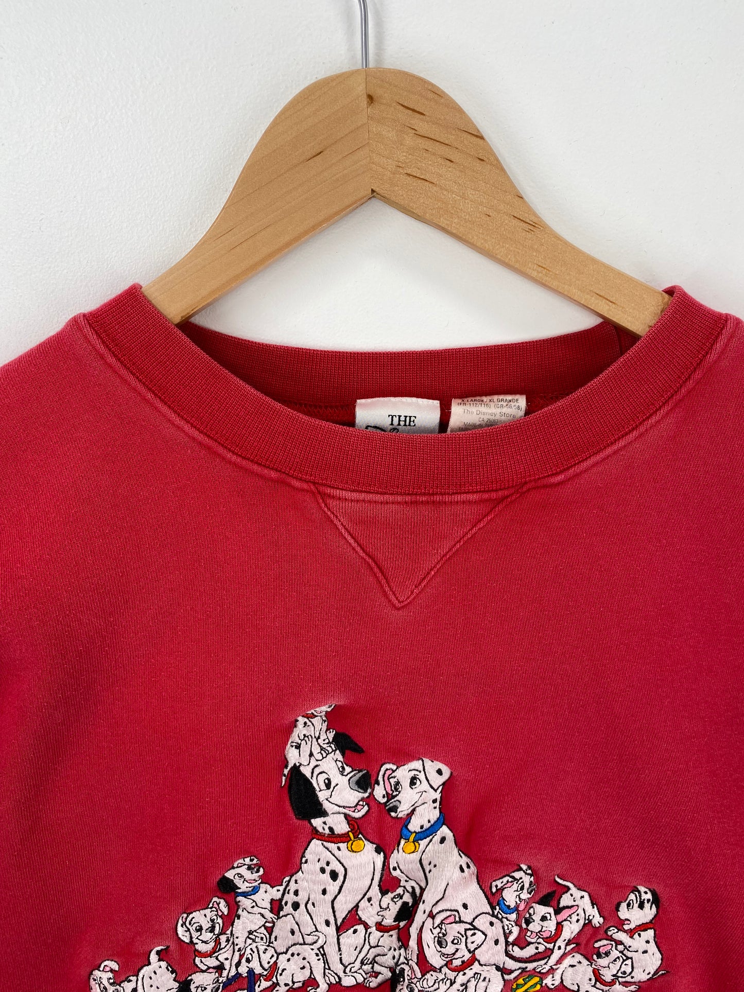 00' DISNEY 101 DALMATIANS Size XL Vintage Sweat-Shirts / A444