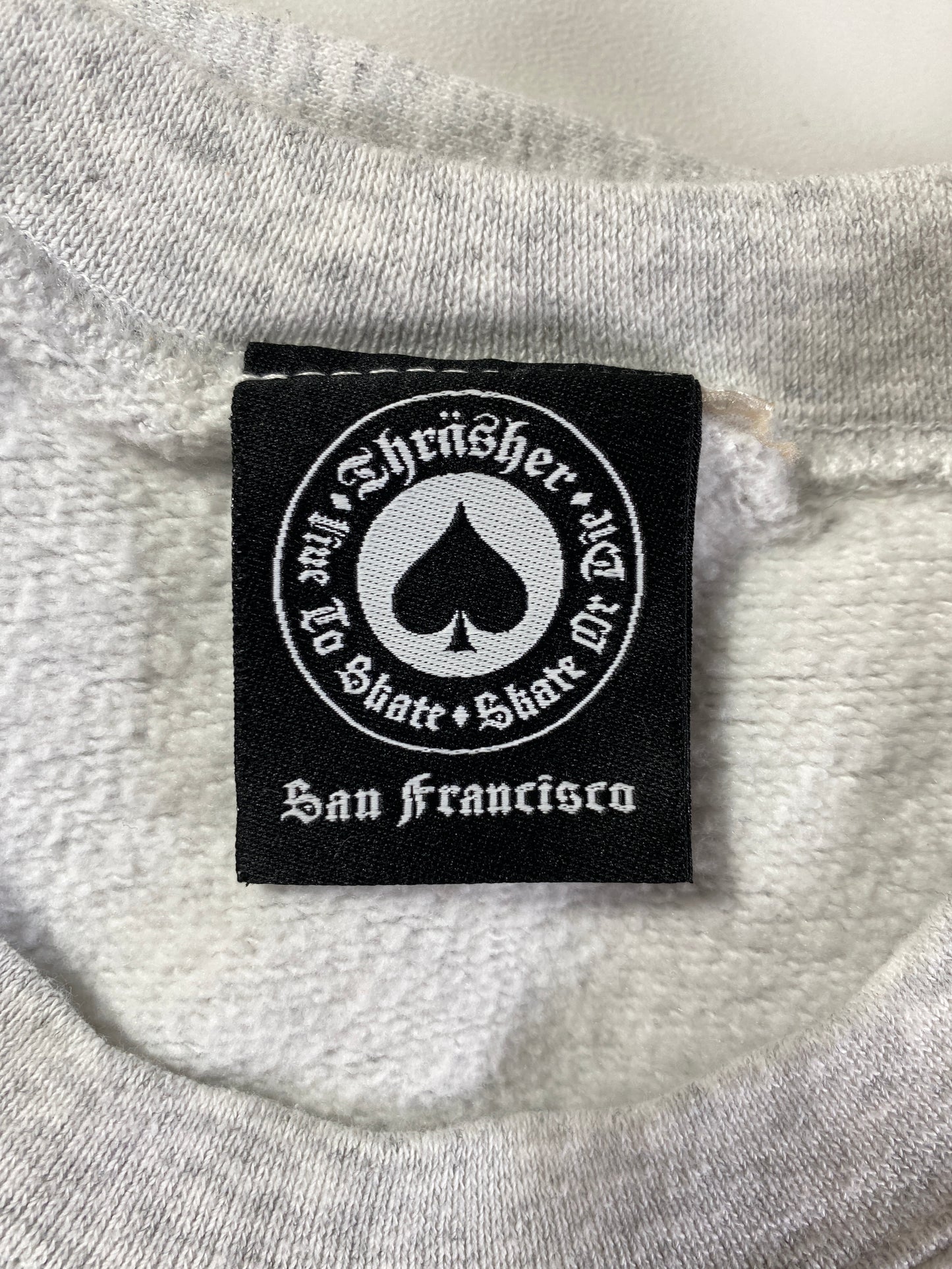 Vintage THRASHER MAGAZINE Size Approx.L Vintage Sweat-shirt / A6388