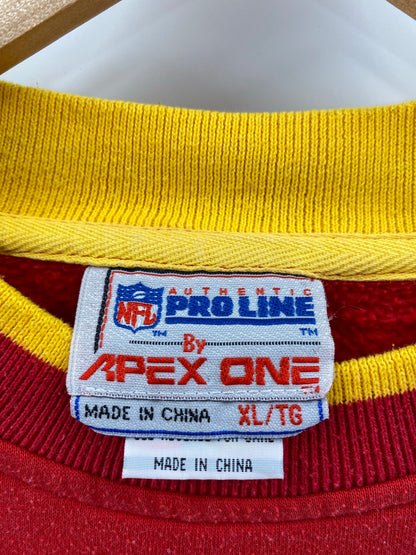 90's KANSAS CITY CHIEFS Size XL Vintage NFL Sweat - Shirt/ K6296