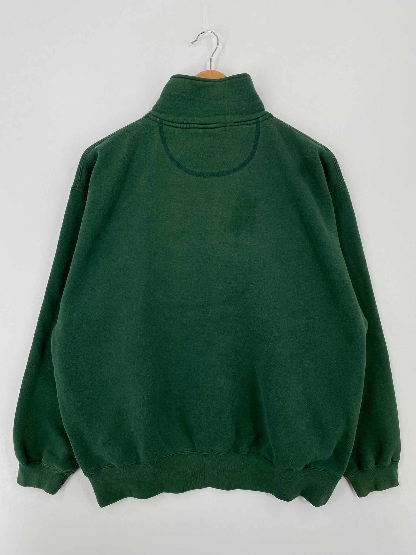 90's BOSTON CELTICS Size L Vintage NBA Half Zip Sweat-Shirt / A8742