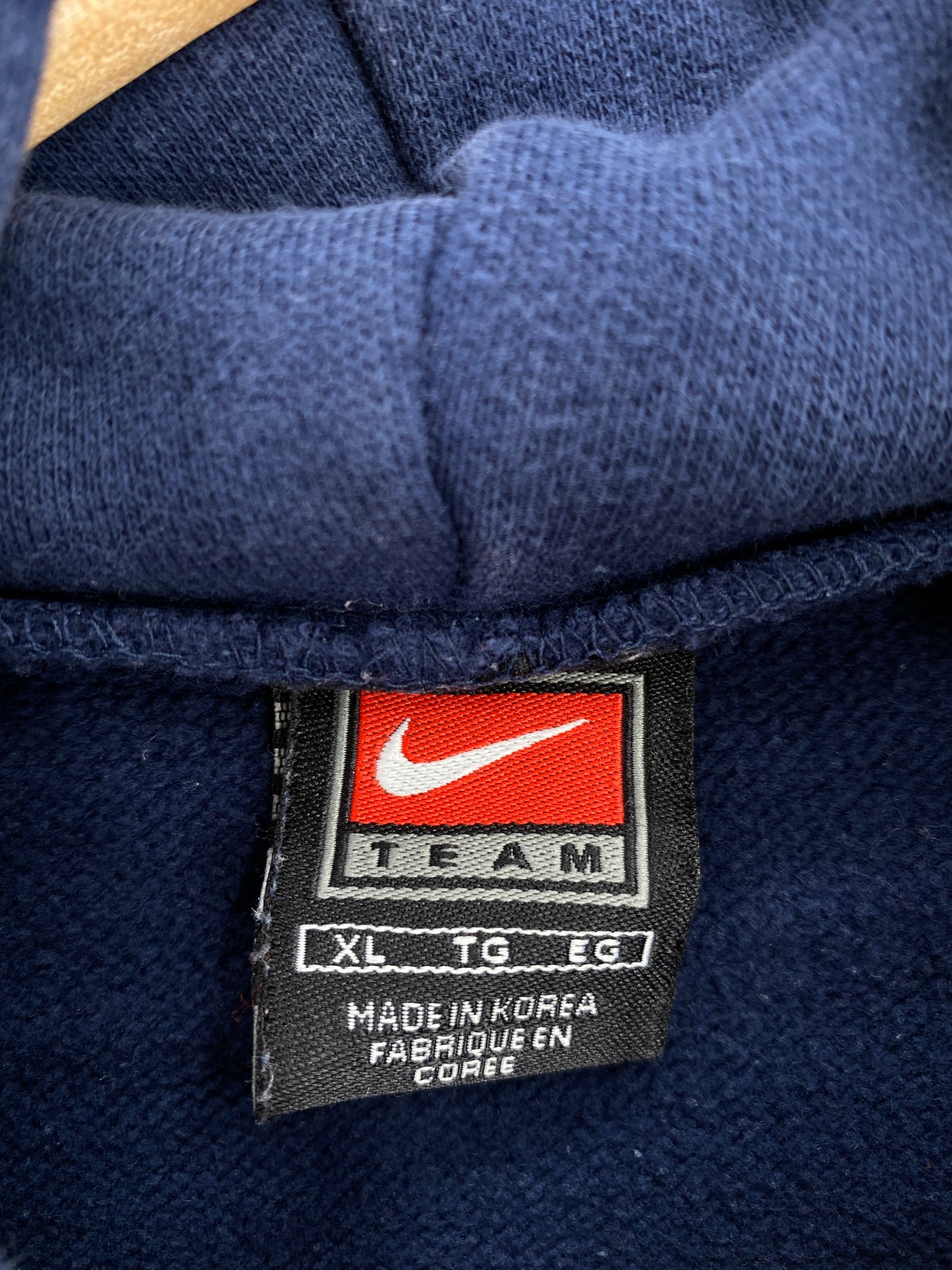 00' NIKE KANSAS Size XL Vintage College Hoodie Sweat-shirt / A5467
