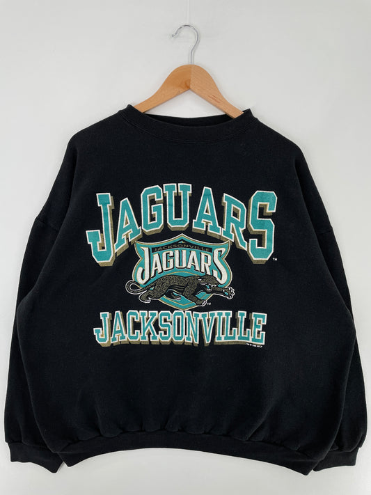 1996 JACKSONVILLE JAGUARS Size XXL Vintage NFL Sweat-Shirt / E2642S