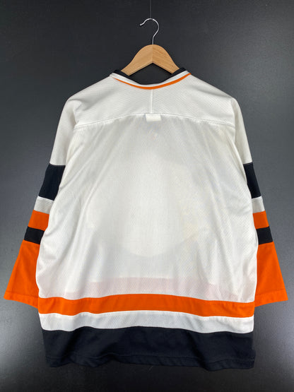 00' HARLEY DAVIDSON Made in USA Size L Vintage Hockey Jersey / A5546
