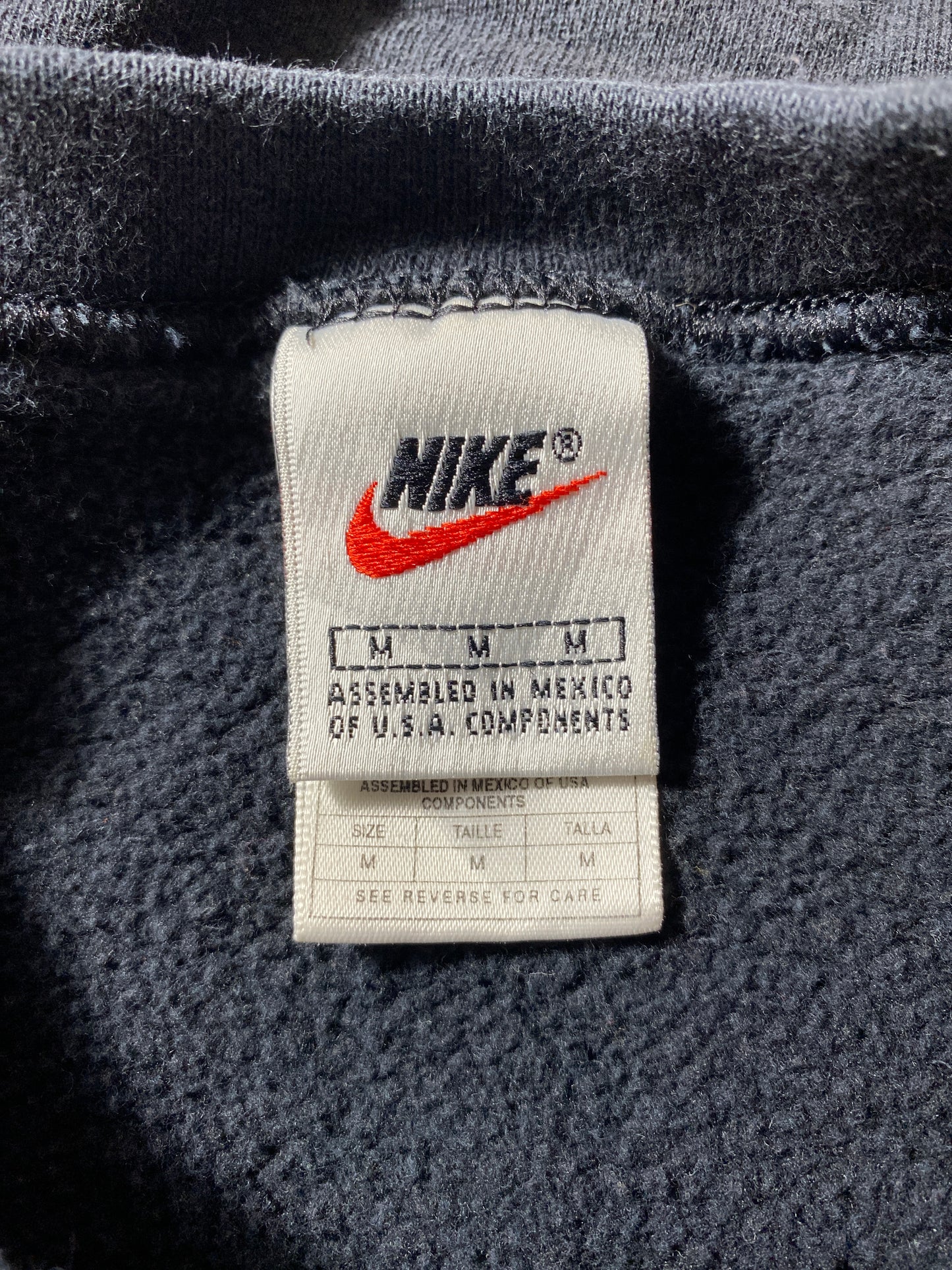 90’s NIKE MINI SWOOSH Size M Vintage Sweat-shirt / K2080