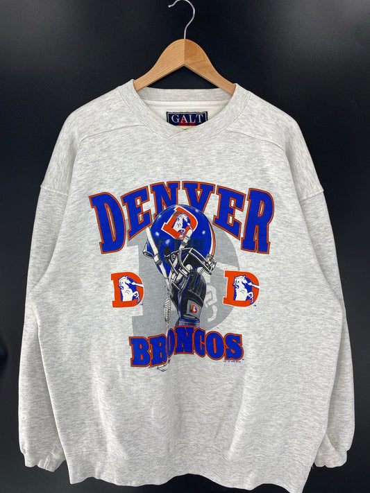 1995' DENVER BRONCOS Size XL Vintage NFL Sweat-Shirts/ K6974