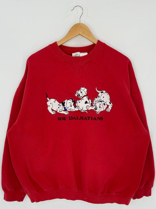 Vintage DISNEY 101 DALMATIANS Size XXL Sweat-shirt / K5759
