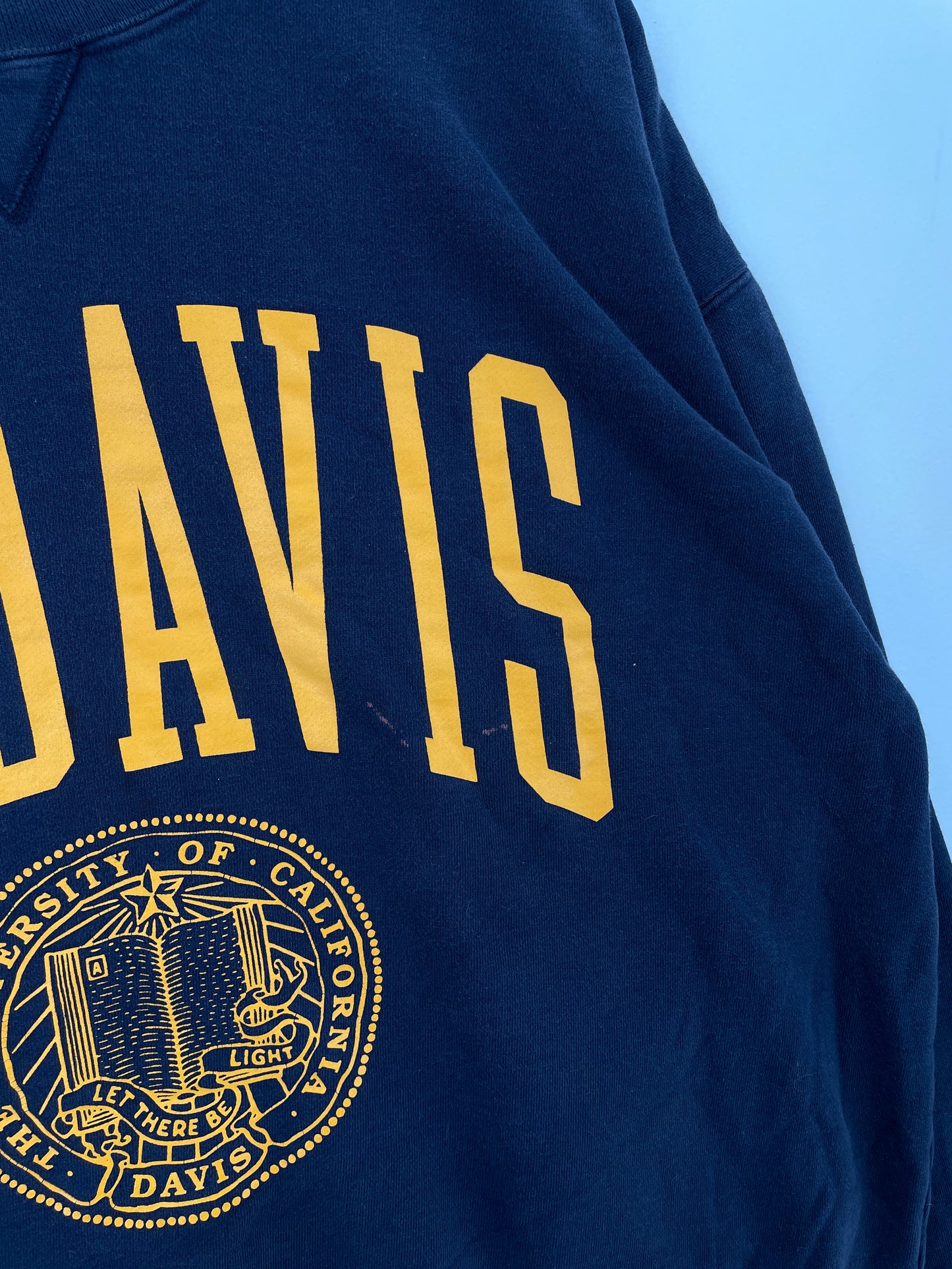 90's UC DAVIS Size L Vintage College Sweat-Shirt / E1839S