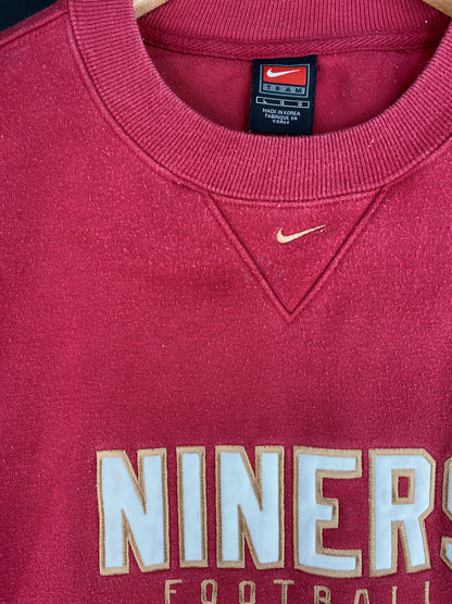 00' NIKE SAN FRANCISCO 49ERS Size L Vintage NFL Sweat-Shirt / A3522