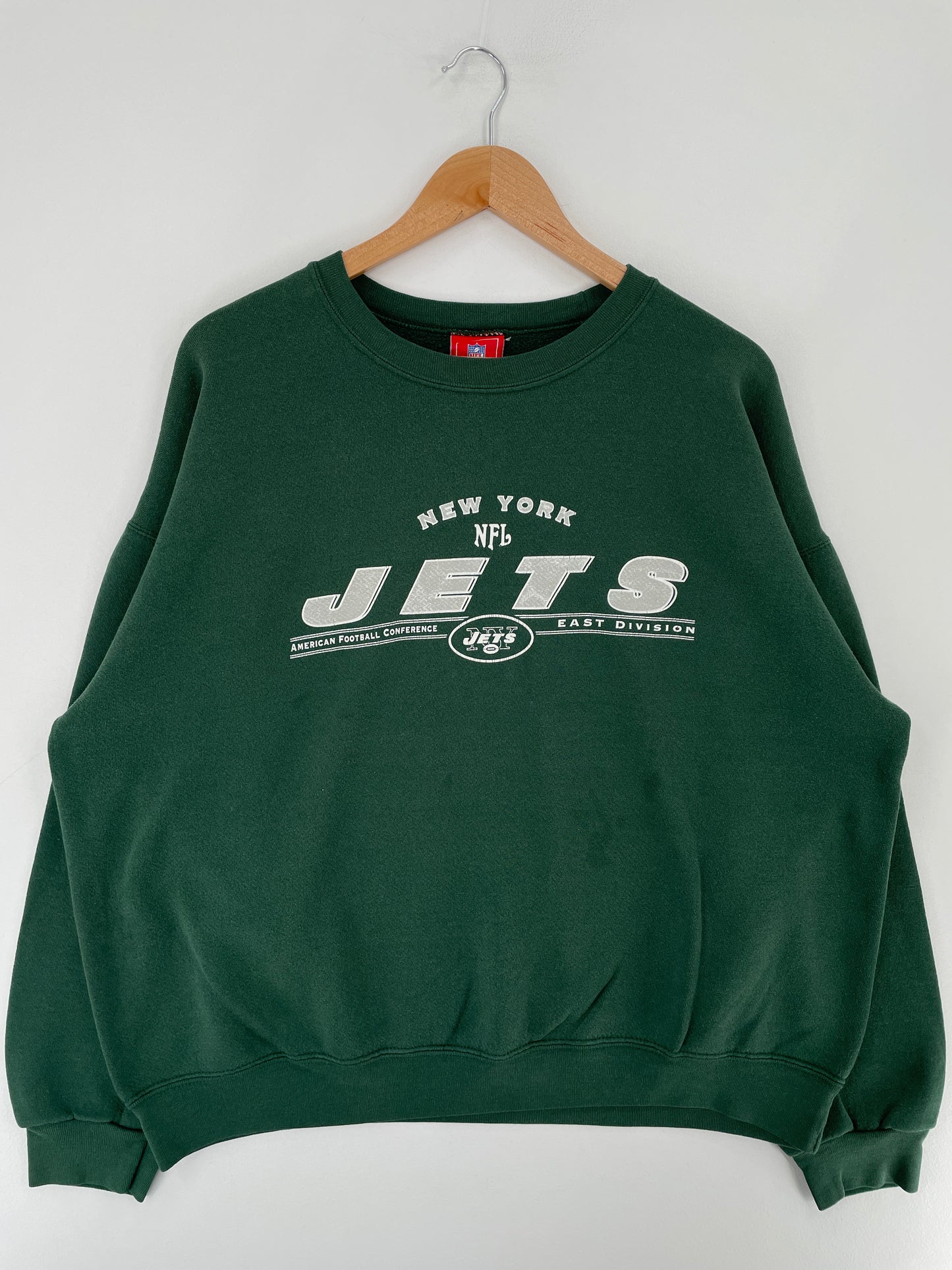 Vintage NEW YORK JETS Size XL NFL Sweat-shirt / E5408S