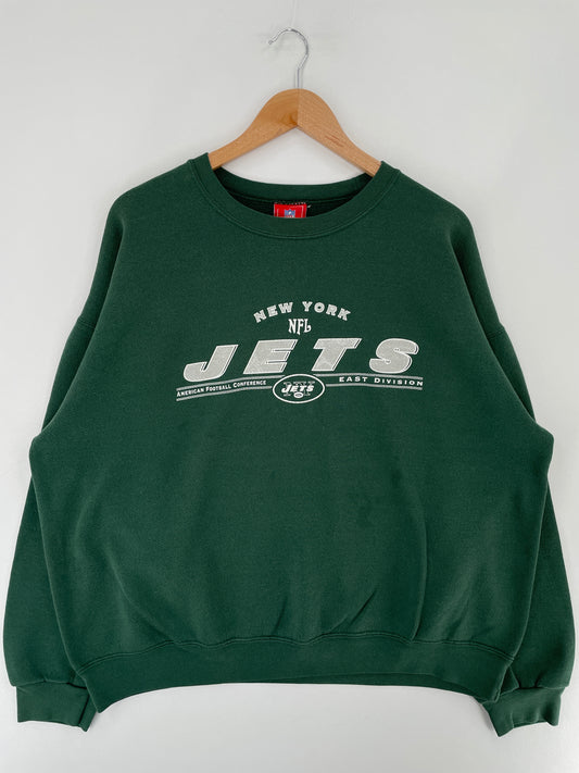 Vintage NEW YORK JETS Size XL NFL Sweat-shirt / E5408S