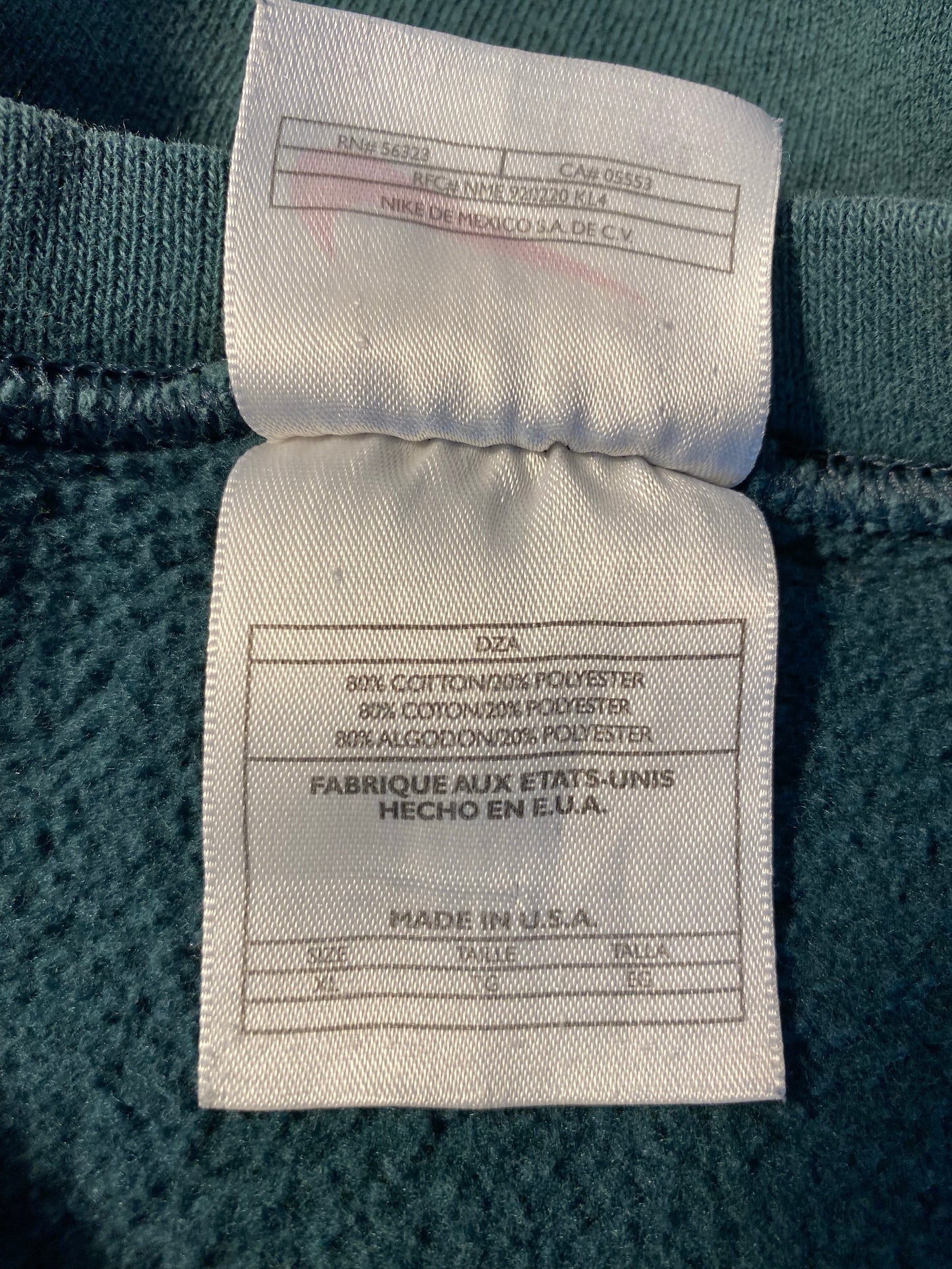 90's NIKE MINI SWOOSH Made in USA Size XL Vintage Sweat-shirt / k5688