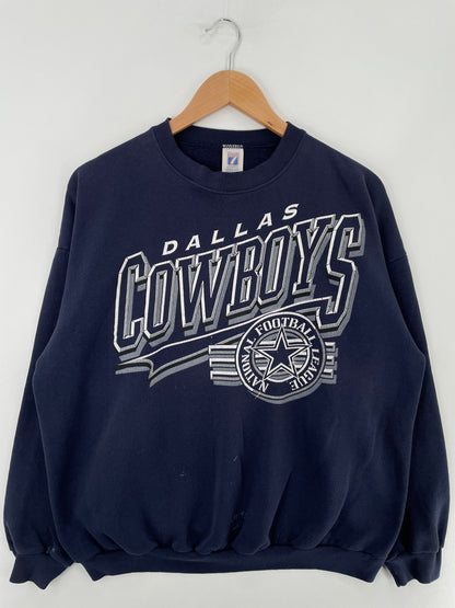 90's DALLAS COWBOYS Made in USA Size XL Vintage NFL Sweat-shirt / E4974S