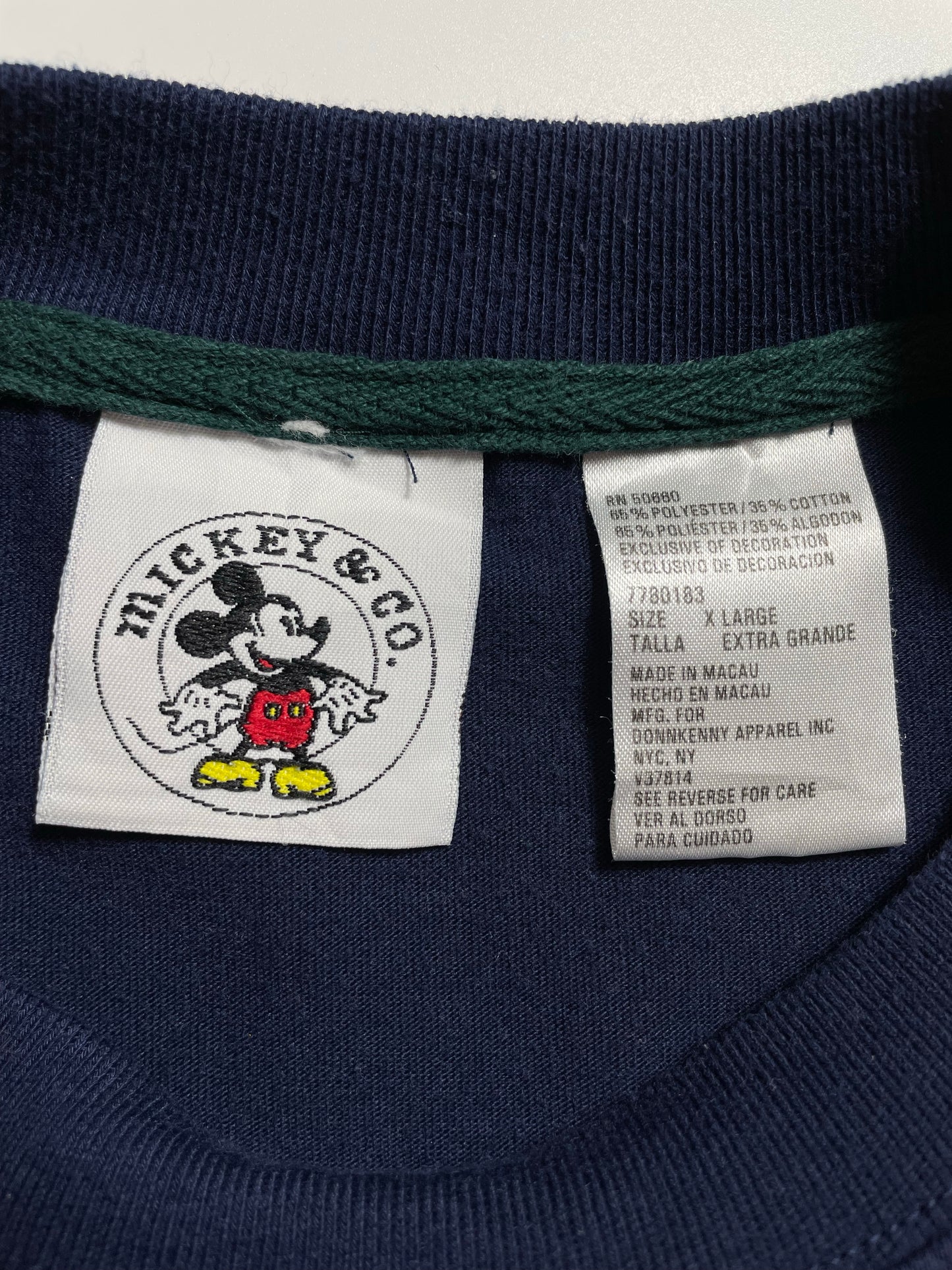 90's DISNEY MICKEY Size XL Vintage Long sleeve T-Shirt / K9780