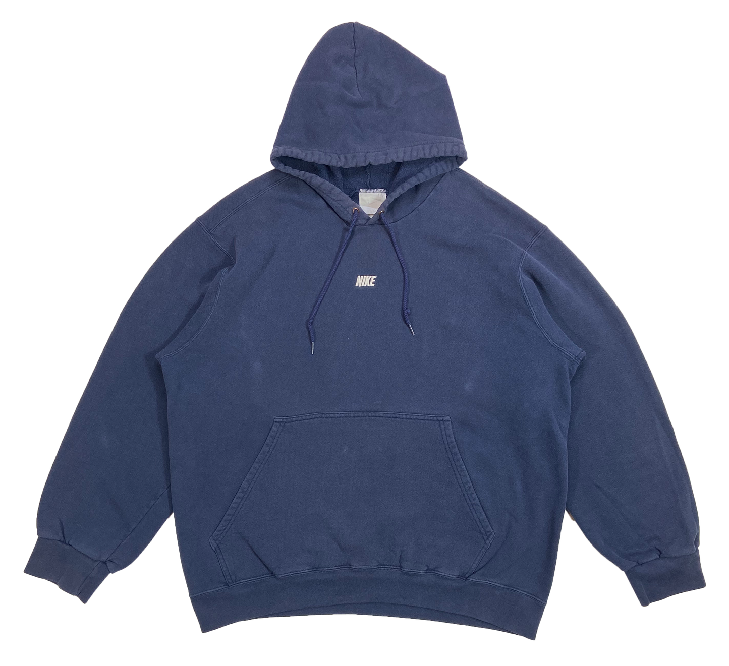 90's Nike Center Mini Logo Vintage Hoodie Sweat-Shirt / 4190