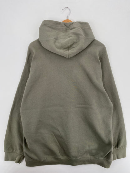90's NIKE CENTER SWOOSH Size XL Vintage Hoodie Sweat-shirt / A6071