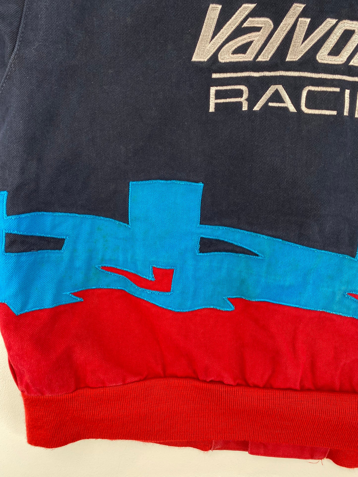 Vintage VALVOLIN Made in USA Size L Vintage Racing Jacket / A695