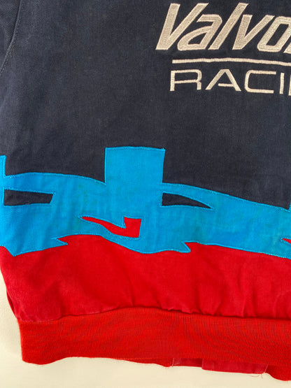 Vintage VALVOLIN Made in USA Size L Vintage Racing Jacket / A695