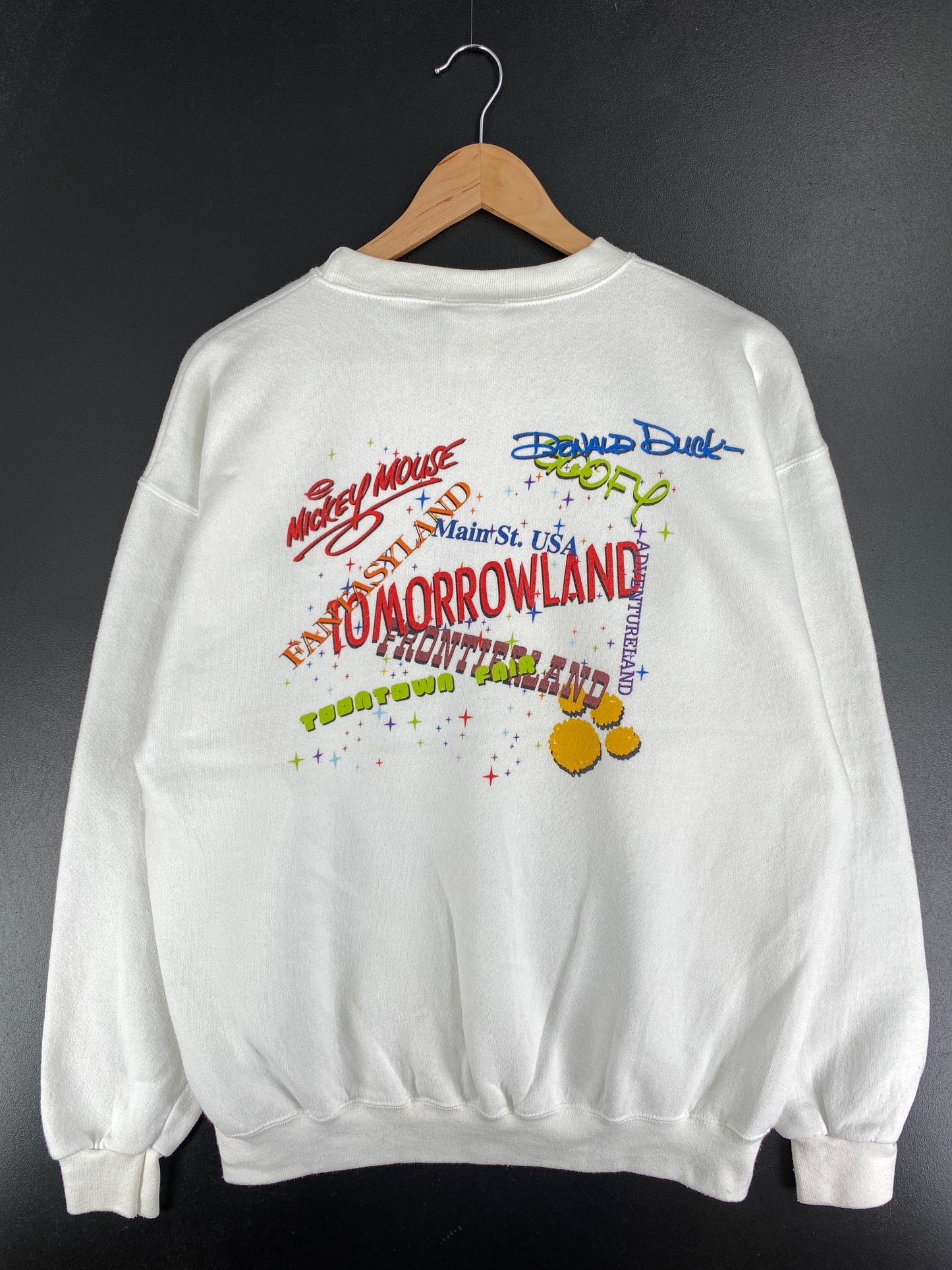 90’s WALT DISNEY WORLD MAGIC KINGDOM Made in USA Size M Vintage Sweat-shirt / A5079