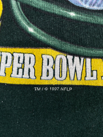 1997 GREEN BAY PACKERS Made in USA Size XL Vintage NFL Sweat-Shirt / A4953