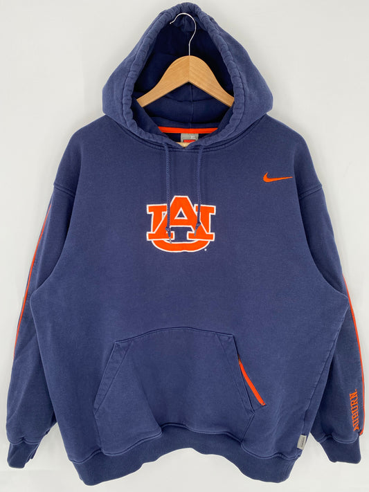 00' NIKE AUBAIN Size XL Vintage Hoodie College Sweat-shirt / K8820