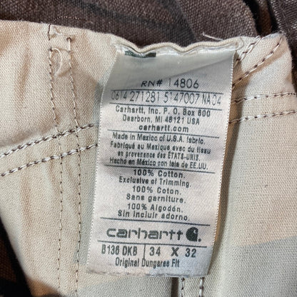 Vintage CARHARTT Size W33xL30 Double Knee Pants / A5681